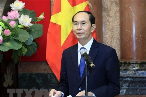 Des dirigeants étrangers rendent hommage au président Tran Dai Quang