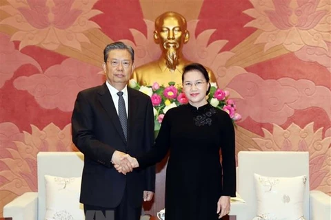 La présidente de l'AN reçoit un dirigeant chinois