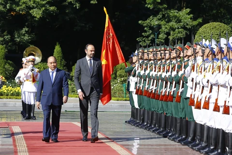 Le Premier ministre français Édouard Philippe en visite officielle au Vietnam