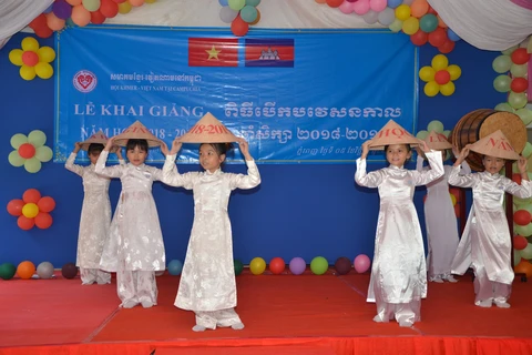 Rentrée scolaire 2018-2019 des enfants des Viet kieu à Phnom Penh