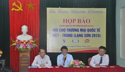 Lang Son : bientôt la Foire commerciale internationale Vietnam-Chine 2015 