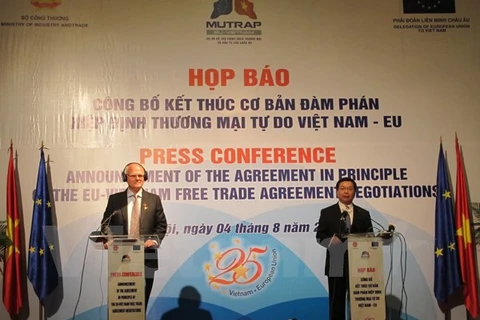 Libre-échange : accord de principe Vietnam-UE 