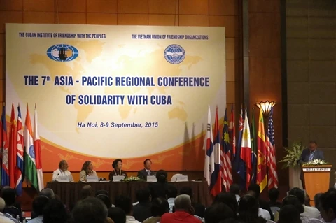 La 7e conférence régionale d'Asie-Pacifique de solidarité avec Cuba à Hanoi