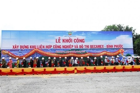 Mise en chantier du complexe industriel et urbain Becamex à Binh Phuoc