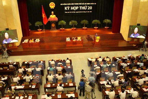 Ouverture de la 20e réunion du Conseil populaire de Ho Chi Minh-Ville