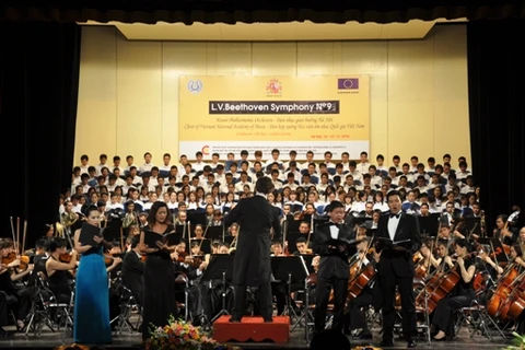 La Symphonie No. 9 de Beethoven interprétée à Hanoi