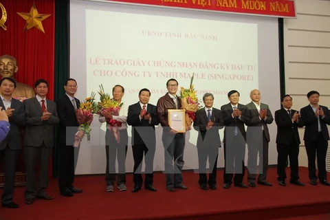 La Sarl singapourienne Maple investit 110 millions de dollars à Bac Ninh