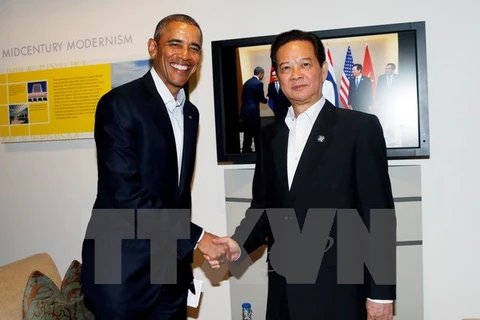 Sommet ASEAN-Etats-Unis : entrevue Nguyen Tan Dung-Barack Obama