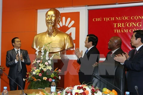 Des activités du président Truong Tan Sang au Mozambique 