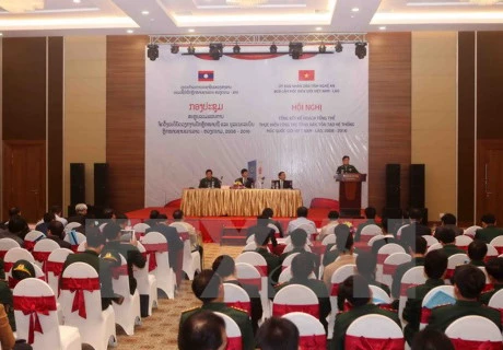 Bilan du travail de densification des bornes frontalières Vietnam-Laos