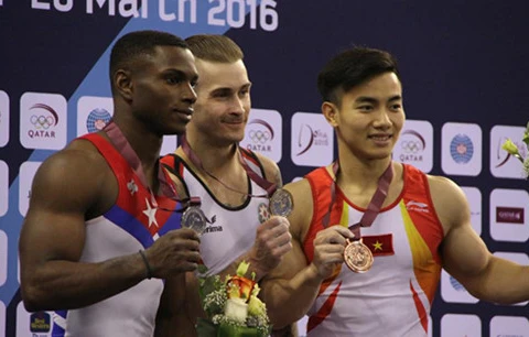 Pham Phuoc Hung en bronze à la Coupe du monde de gymnastique à Doha