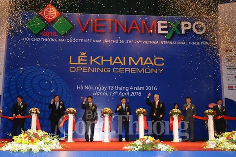 Ouverture de la foire Vietnam Expo 2016 à Hanoi