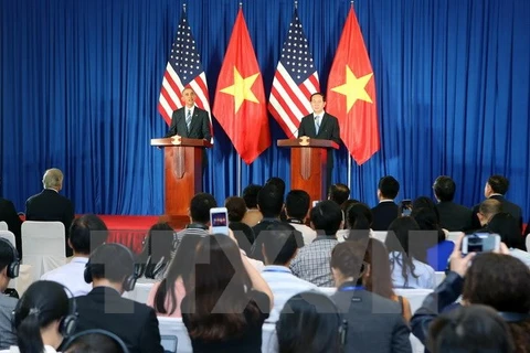 Conférence de presse internationale Vietnam-Etats-Unis