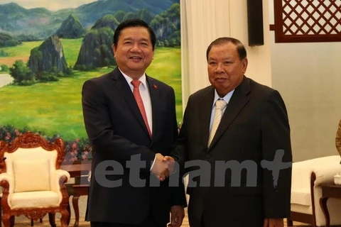 Une délégation de Ho Chi Minh-Ville reçue par les dirigeants laotiens