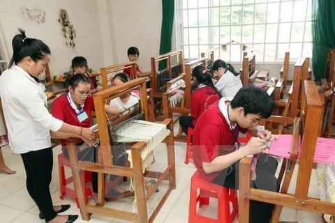 Tien Giang : un projet d'intégration sociale profite aux enfants handicapés