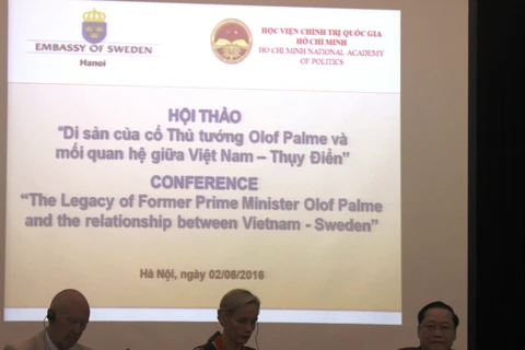 Séminaire sur l’ancien PM Olof Palme et les relations Vietnam-Suède