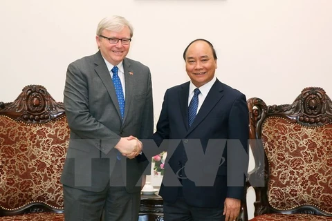 Nguyen Xuan Phuc reçoit l’ancien Premier ministre australien Kevin Rudd