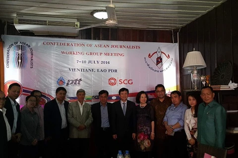 Le Vietnam à la réunion du groupe d'action de la Confédération des journalistes de l'ASEAN 