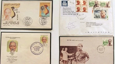 Les timbres postaux à l’effigie du Président Hô Chi Minh