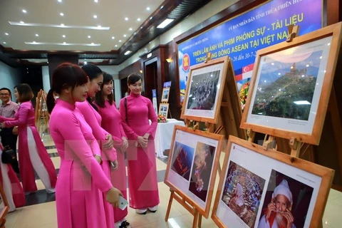 Ouverture de l'exposition "ASEAN - Couleurs de la culture"