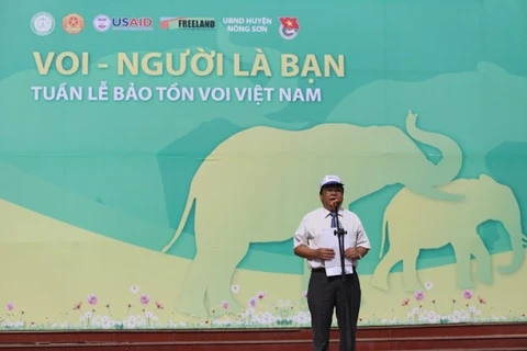 Ouverture de la Semaine de la conservation des éléphants à Quang Nam