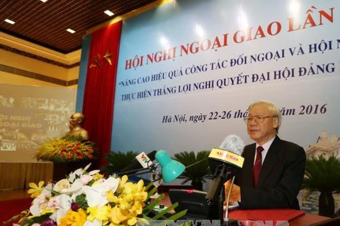 Ouverture de la 29e conférence sur la diplomatie à Hanoi 