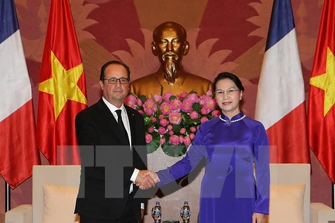 Entrevue Nguyen Thi Kim Ngan - François Hollande