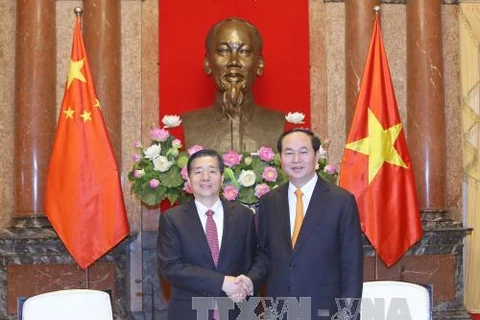 Le président Trân Dai Quang reçoit le ministre chinois de la Sécurité publique 