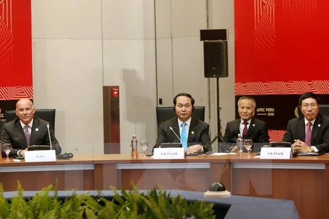 Le président Tran Dai Quang participe à la Semaine de l’APEC 2016
