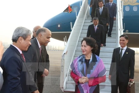 La présidente de l’Assemblée nationale du Vietnam entame sa visite officielle en Inde