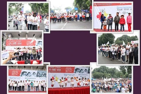 Plus de 1.000 participants à la course "Pour les enfants de Hanoi"