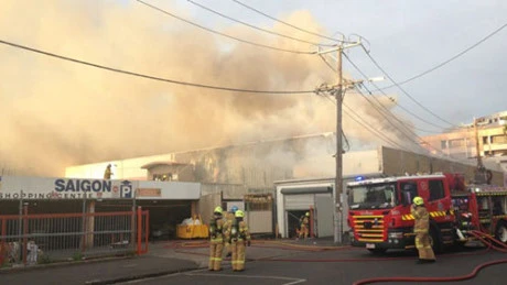 L'incendie d’un marché vietnamien en Australie fait de lourds dégâts