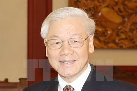 Le secrétaire général Nguyen Phu Trong part pour une visite officielle en Chine