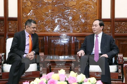 Le président Trân Dai Quang reçoit le directeur général du groupe indien TATA