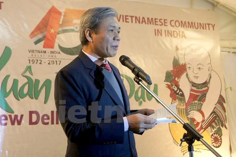 Célébration du 45e anniversaire de l'établissement des relations diplomatiques Vietnam-Inde