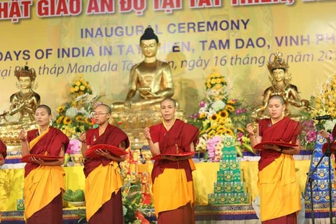 Ouverture de la deuxième Journée culturelle du bouddhisme indien