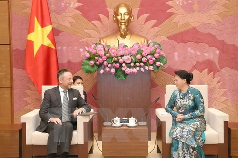 La présidente de l'AN Nguyen Thi Kim Ngan reçoit l'ambassadeur de la R. tchèque 