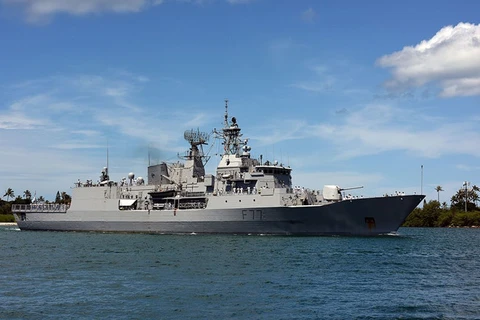 Un navire de la Marine nationale néo-zélandaise à Da Nang