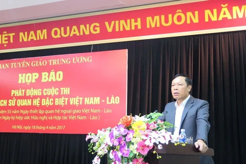 Lancement du concours d'étude sur l'histoire des relations Vietnam-Laos