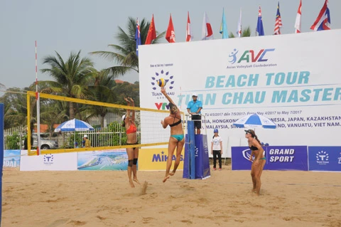 Le tournoi de volley-ball de plage féminin d’Asie Tuan Chau 2017