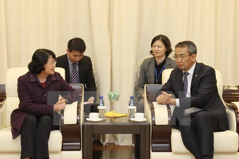 La vice-présidente Dang Thi Ngoc Thinh entame sa visite officielle en Mongolie