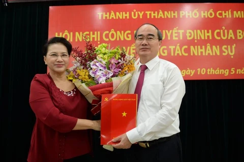 Nguyen Thien Nhan devient le secrétaire du Comité du Parti pour HCM-Ville 