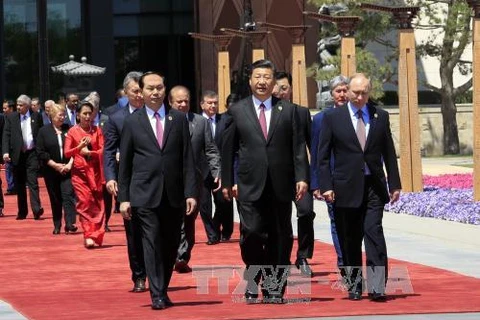 Le président Tran Dai Quang termine sa visite d'Etat en Chine 