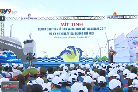 Meeting en écho à la Semaine sur la mer et les îles du Vietnam 2017 à Cà Mau