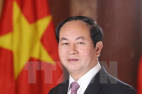 Le président Tran Dai Quang part pour la Biélorussie