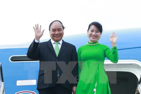 Le PM Nguyên Xuân Phuc arrive à Amsterdam pour sa visite aux Pays-Bas
