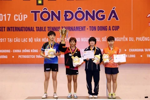 Tennis de table : République de Corée et Thaïlande dominent le tournoi «Raquette d’or»