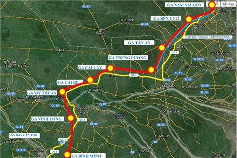 Un projet de ligne ferroviaire à grande vitesse Hô Chi Minh-Ville - Cân Tho