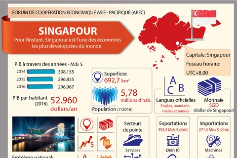 [Infographie] Membres du Forum de coopération économique Asie - Pacifique: Singapour