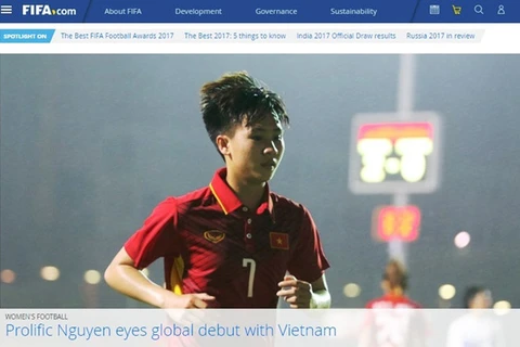 Une footballeuse vietnamienne honorée par la FIFA